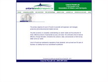 Tablet Screenshot of ontariolandsurveyors.ca